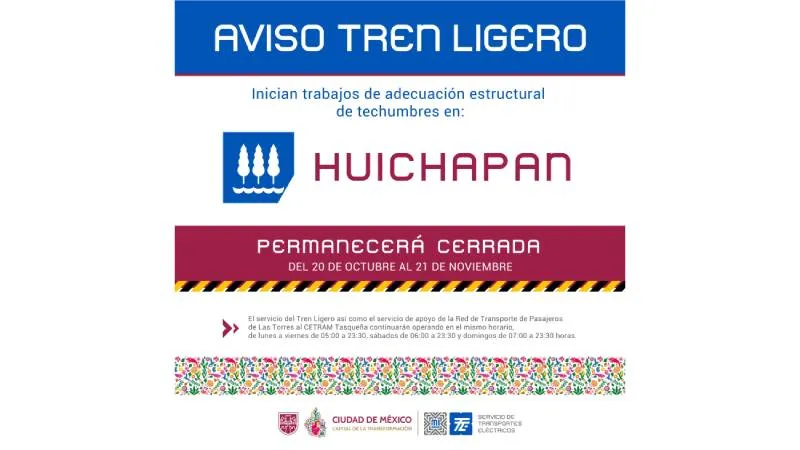 Durante el periodo de cierre, se implementará un servicio alternativo de autobuses de la Red de Transporte de Pasajeros (RTP). / X