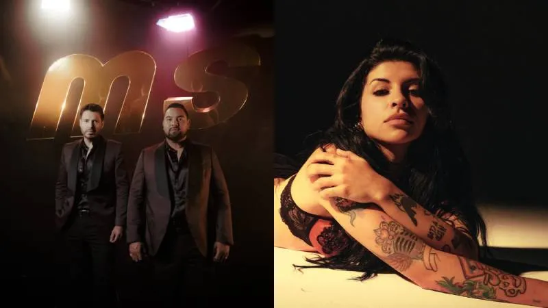 Banda MS y Cazzu podrían colaborar juntos pronto. / @bandamsoficial, @cazzu