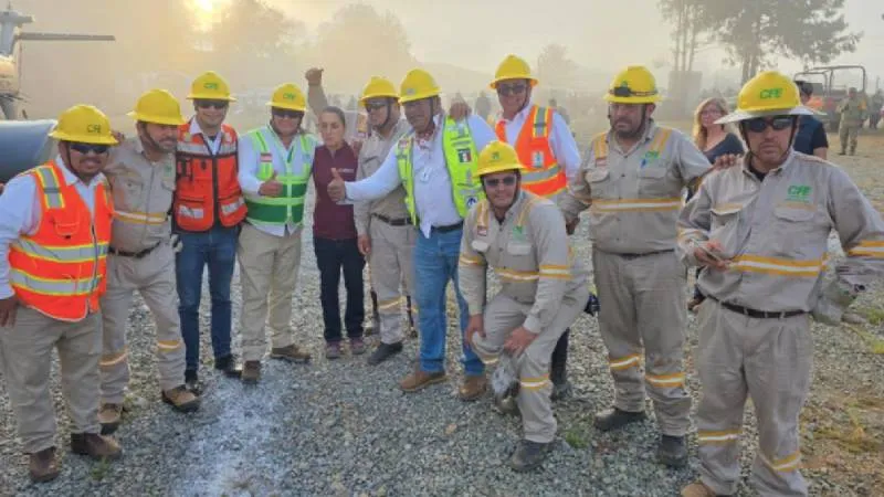 La CFE informó que todas las acciones se realizan en coordinación con el Sistema Nacional de Protección Civil,. / CFE