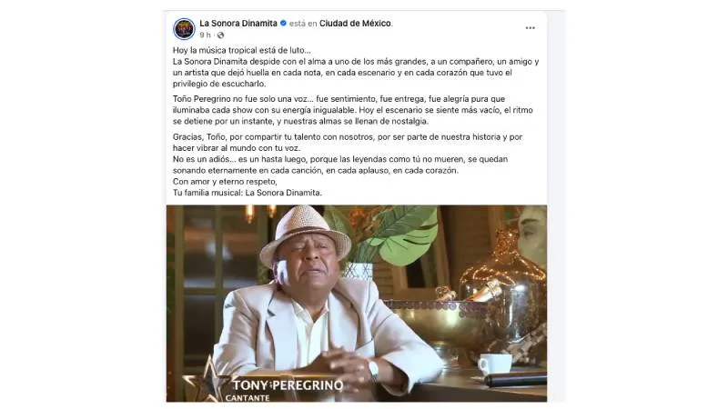 La noticia fue compartida a través de las redes sociales oficiales de la agrupación. / Captura de pantalla