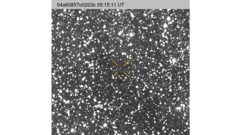 Observaciones del cometa 3I/ATLAS cuando fue descubierto el 1 de julio de 2025. / NASA