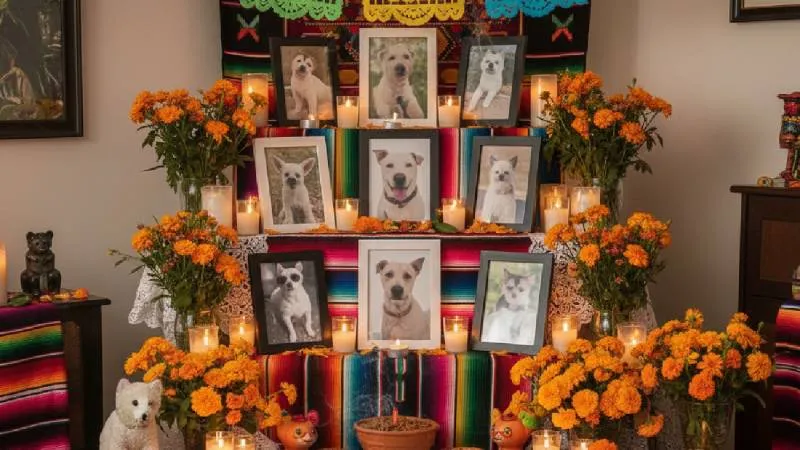 Colocar una ofrenda para las mascotas es una hermosa manera de recordar y honrar a las mascotas. / Google Gemini