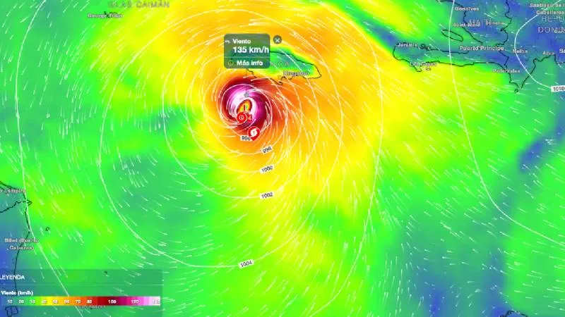 Las Bahamas, por su parte, entraron en estado de vigilancia de huracán. / Meteored