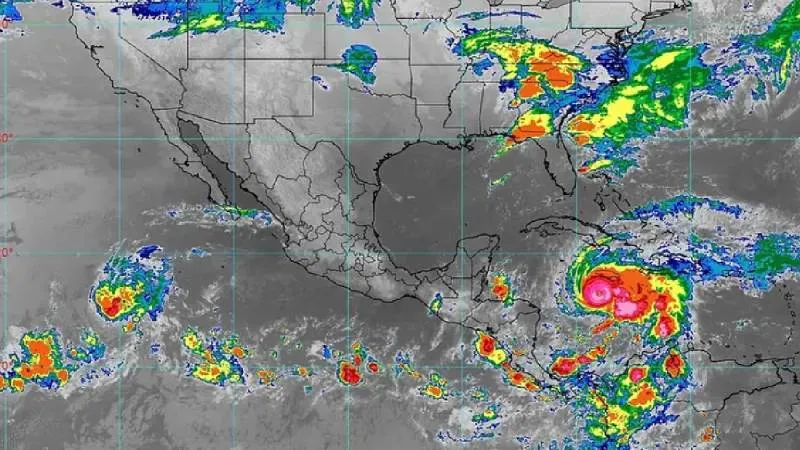 De acuerdo con el NHC, Melissa se moverá hacia el noroeste durante las próximas 48 horas./ SMN