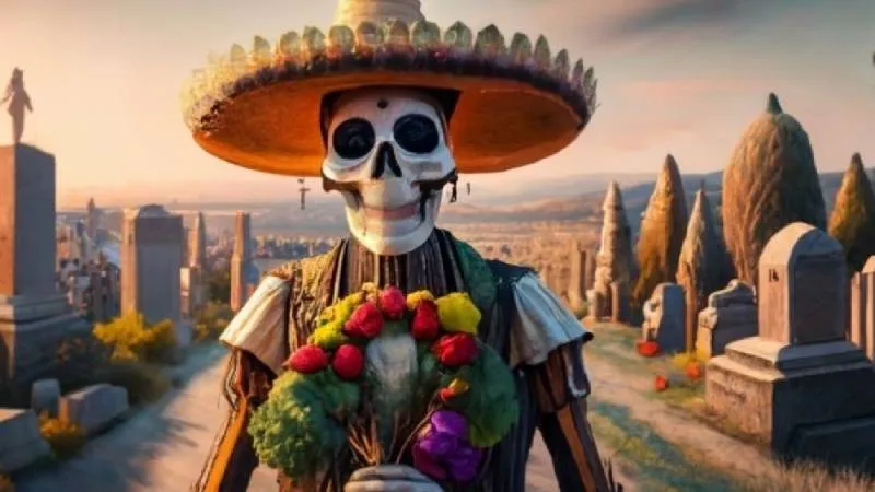 Este tipo de versos creados con inteligencia artificial conservan el humor y la esencia popular del Día de Muertos. / RS