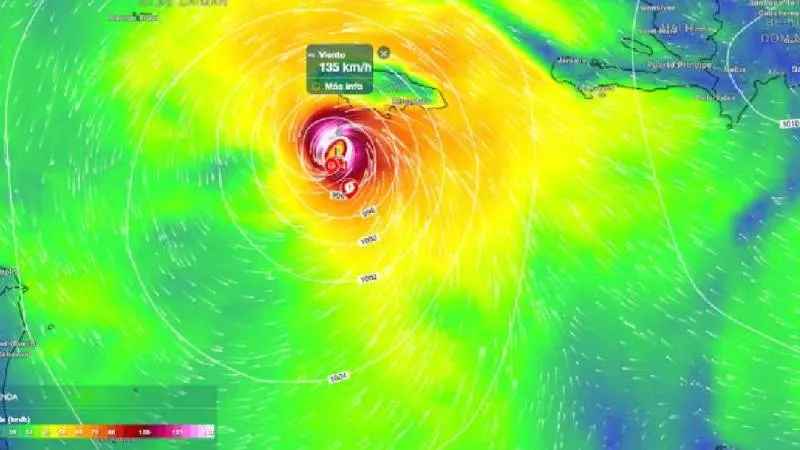 Aunque Melissa no se dirige hacia México, se recomienda vigilancia porque su circulación. / Meteored