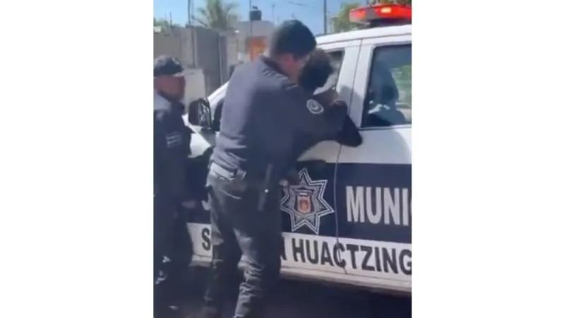 El video de la detención se viralizó en redes sociales y generó diversas reacciones entre los usuarios./ Captura de pantalla