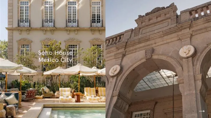 Soho House es una red internacional de clubes privados. / IG: @sohohousemexicocity