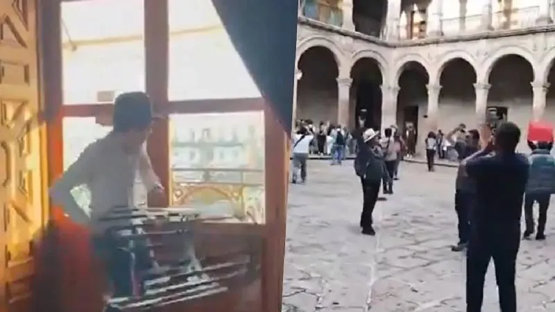 La movilización por la paz se convirtió en una de las más tensas del año en Michoacán./ RS