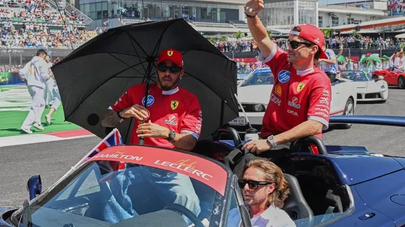 Hamilton y Leclerc, en México | MEXSPORT