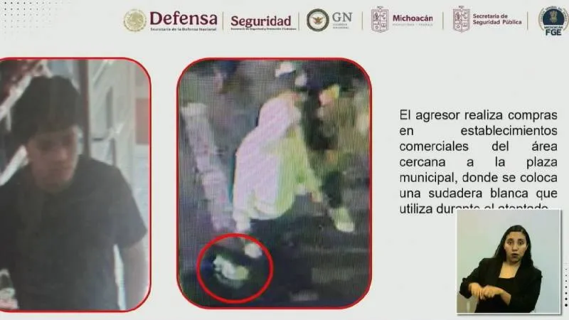 Autoridades desplegaron a la Guardia Nacional y al Ejército para reforzar la seguridad en Uruapan tras el atentado./ X