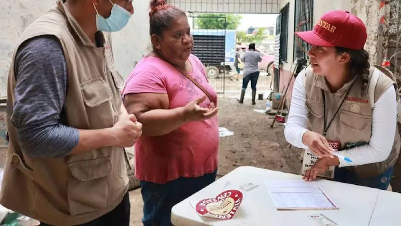 Además del recurso económico, el Gobierno Federal entregará despensas y enseres domésticos a las familias afectadas por las lluvias./ RS