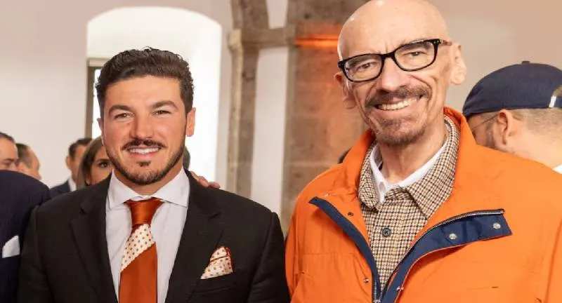 Dante Delgado reapareció durante el informe de gobierno de Pablo Lemus en Guadalajara, tras varios meses alejado de la vida pública./ X:SamuelGarcia