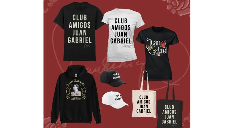 Fans podrán encontrar mercancía oficial del Divo de Juárez en la nueva tienda temporal. / FB: Juan Gabriel