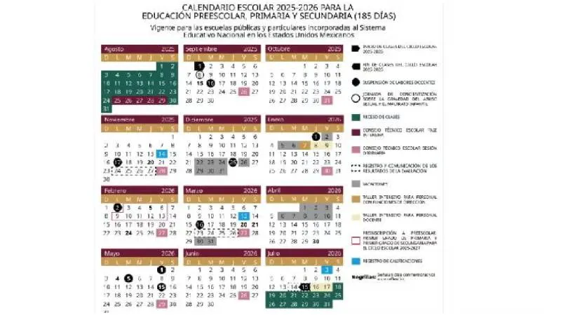 La SEP confirmó que el viernes 14 de noviembre no habrá clases en preescolar, primaria ni secundaria./SEP