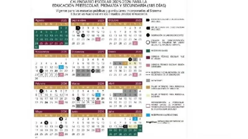 Las vacaciones de invierno 2025-2026 serán uno de los descansos más largos del ciclo escolar./ SEP