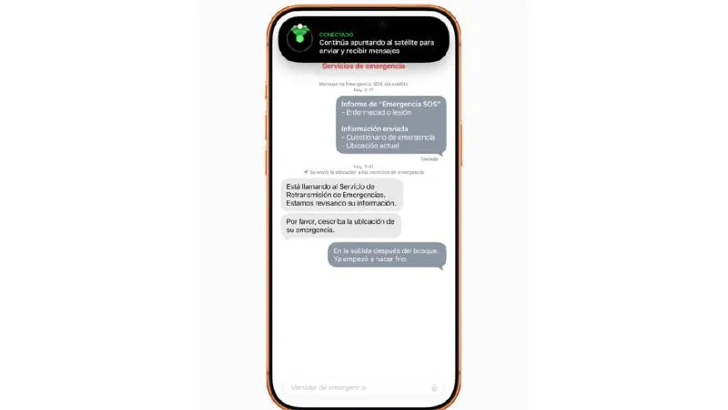 La herramienta permite contactar servicios de emergencia sin cobertura móvil ni conexión Wi-Fi./ Apple
