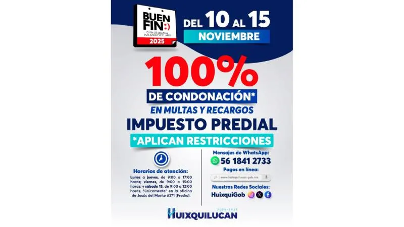 Huixquilucan implementó una campaña del 10 al 15 de noviembre. / Gobierno Municipal de Huixquilucan
