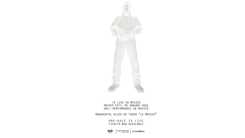 El rapero se presentará el 30 de enero de 2026 en la Plaza de Toros México. / X