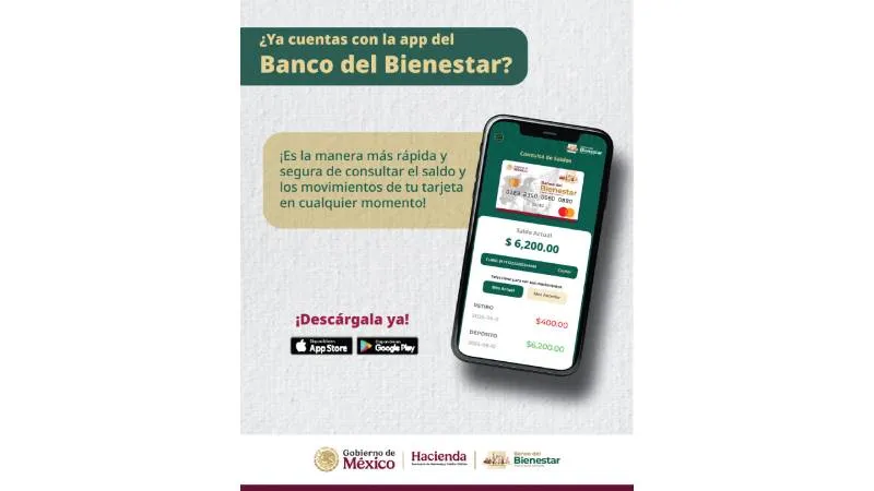 Con la app del Banco del Bienestar, los usuarios pueden controlar su dinero sin salir de casa. / Banco del Bienestar