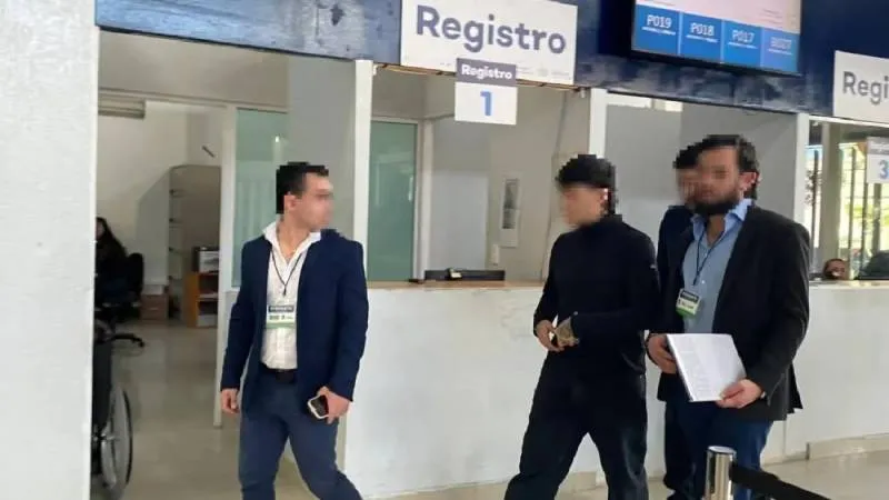 Junior H fue llamado a declarar por presunta apología del delito luego de interpretar El Azul./ Fiscalía