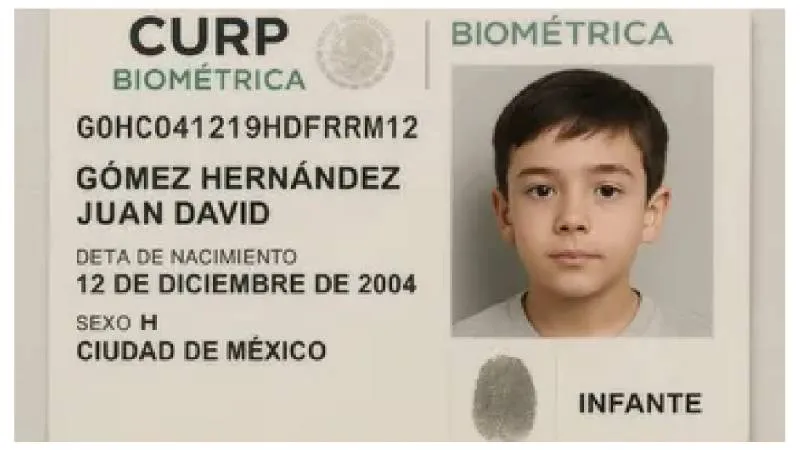 La CURP Biométrica incluirá huellas, rostro e iris para reforzar la seguridad del expediente./ RS