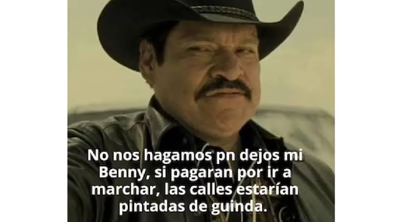 Plantillas de anime, series y cultura pop fueron reutilizadas para criticar la movilización./ RS