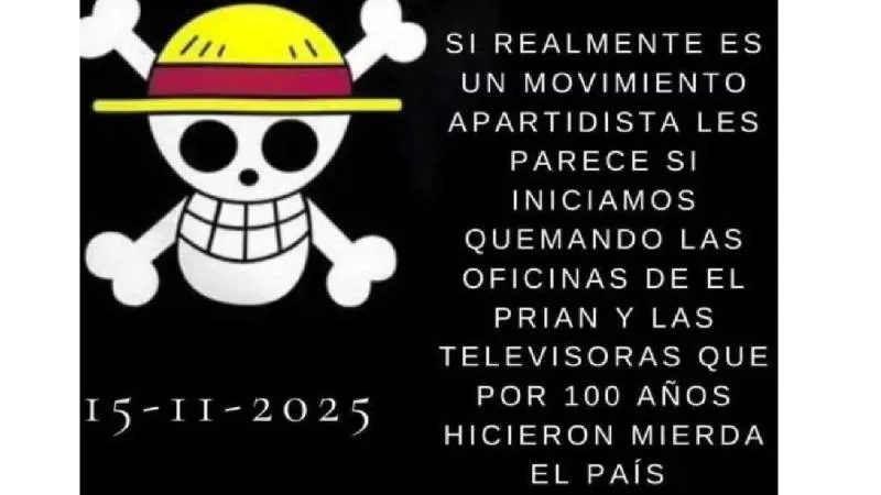 La combinación de marcha física y humor digital marcó el tono de la Generación Z México./ RS