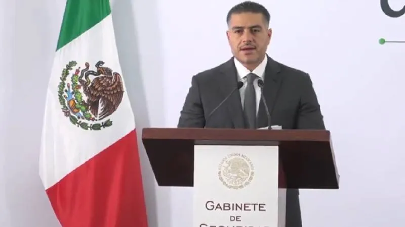 Omar García Harfuch informó en conferencia la detención del presunto autor intelectual del homicidio de Carlos Manzo./ X