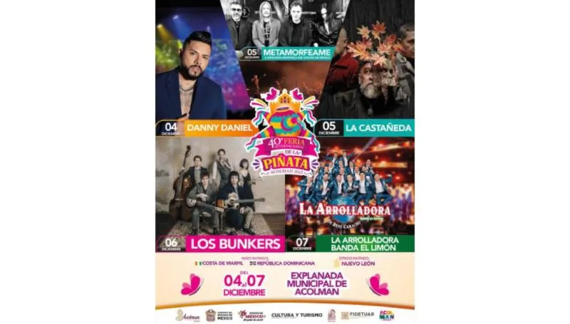 Feria Internacional de la Piñata Acolman 2025. / Facebook