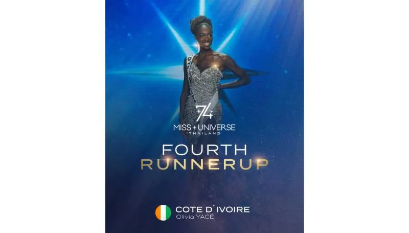 Costa de Marfil obtuvo el quinto lugar. / Miss Universe