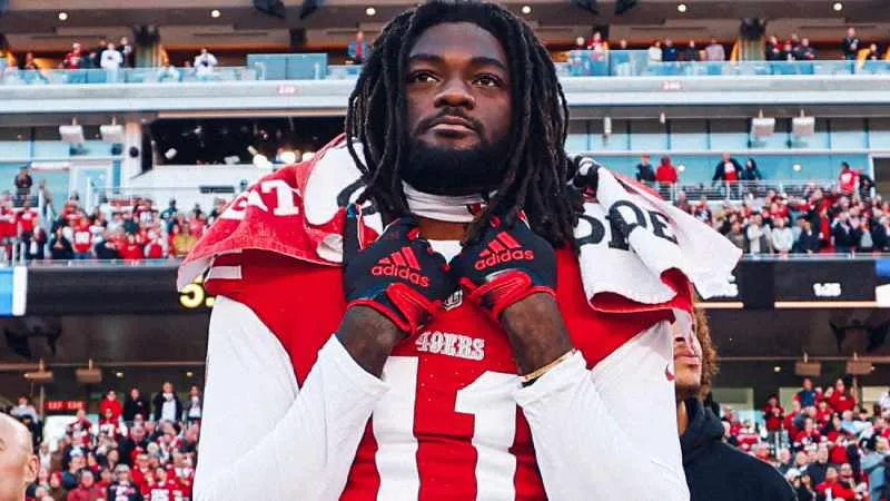 El receptor, con los gambusino | @49ers