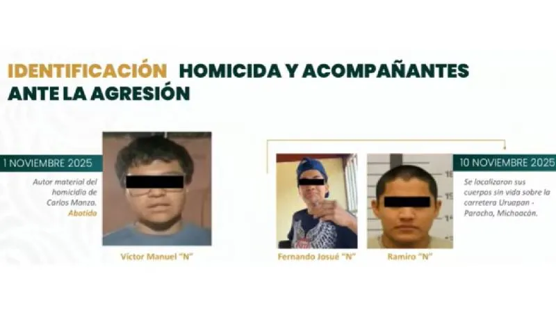 El detenido es señalado como reclutador de sicarios ligados al asesinato del exalcalde Carlos Manzo./ RS