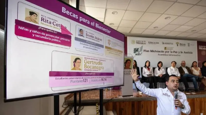 La Beca Gertrudis Bocanegra entregará $1 900 pesos bimestrales a estudiantes de nivel superior en Michoacán./ SEP