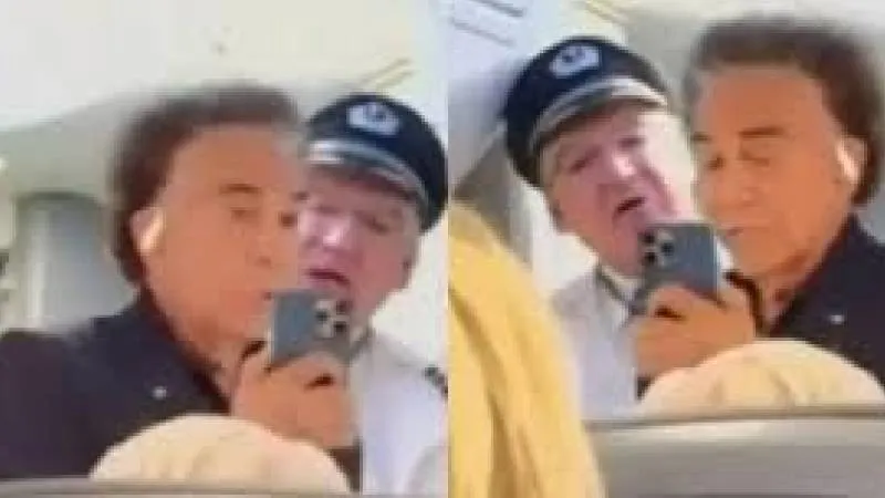 El cantante venezolano quedó en el centro de la atención luego de un tenso cruce a bordo del vuelo./ Captura de pantalla