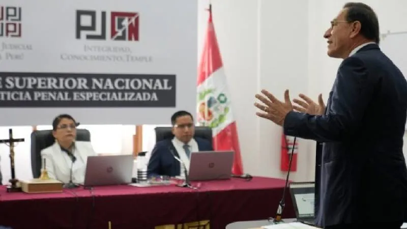 El tribunal determinó que Vizcarra recibió sobornos cuando era gobernador de Moquegua./ AP