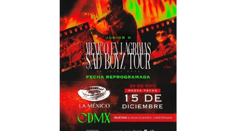 El show coincidía con el partido América vs Rayados, lo que llevó a la reprogramación./ IG