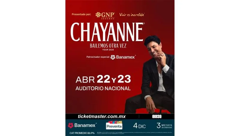 Cartel oficial del tour “Bailemos Otra Vez” con las nuevas fechas en CDMX. / OCESA