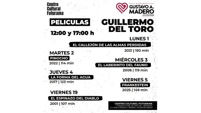 El Centro Cultural Futurama ofrecerá dos funciones sin costo de Frankenstein este diciembre./ FB: Centro Cultural Futurama