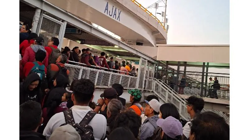 La Línea A suspendió el servicio la tarde del 3 de diciembre debido a una revisión en el sistema eléctrico./ X: @Javierl11404436