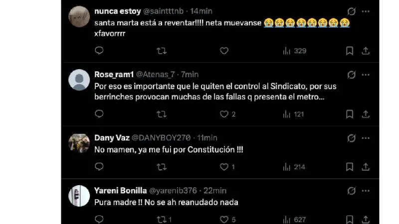 Usuarios se quejaron en redes sociales. / Captura de pantalla