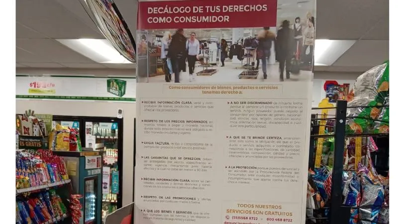La Profeco desplegó personal en todo el país como parte del Operativo “Fiestas Decembrinas 2025”./ X: Profeco