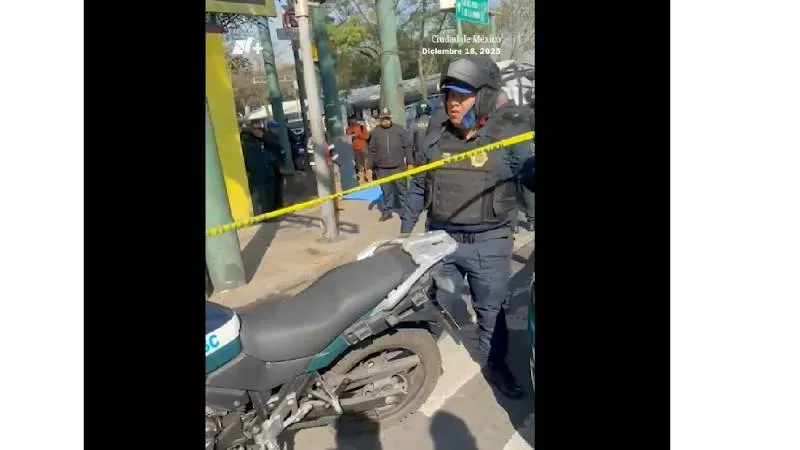 El cruce de Anil y Churubusco permaneció cerrado mientras se realizaban los peritajes correspondientes./ Captura de pantalla