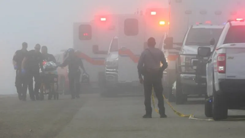 La Secretaría de Marina informó que el vuelo formaba parte de una misión humanitaria en territorio estadounidense./ AP