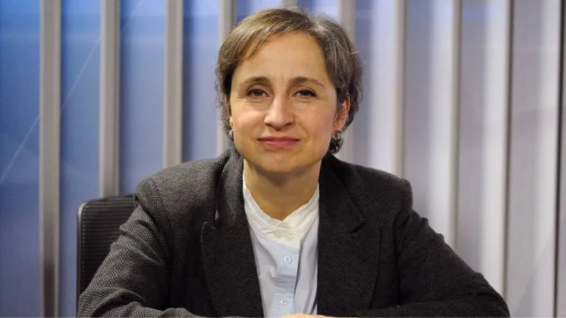 Carmen Aristegui se despidió de CNN en Español tras más de 20 años al frente de su programa informativo./ CNN