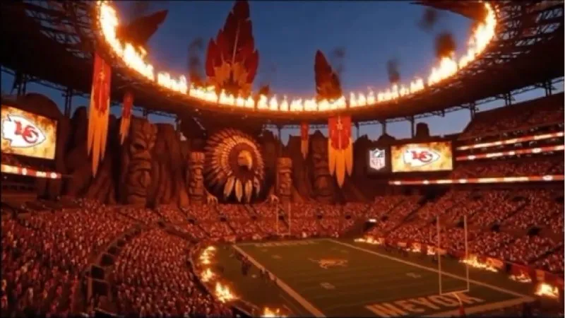 Estadio de los Jefes de Kansas segú la IA | AP