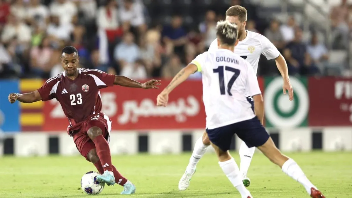 Qatar cayó goleado ante Rusia | @oman_league