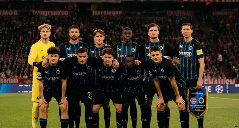 Brujas está en la posición 24 de la tabla | X: @ClubBrugge