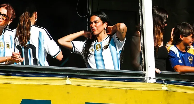 Dua Lipa en La Bombonera | AP