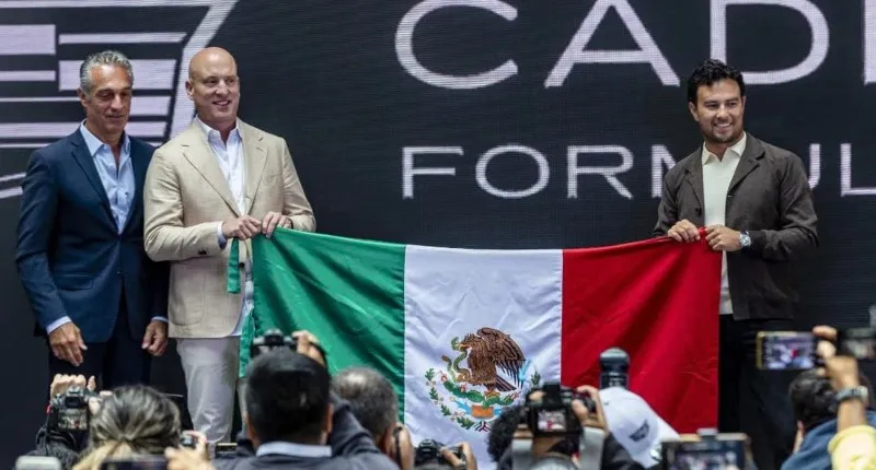 Presentación de Checo Pérez con Cadillac | X: @SChecoPerez